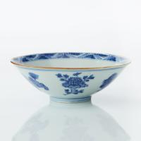 A Fine Chinese Blue and White 'Lion' Bowl