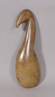 S/5420 Antique Treen 19th Century Welsh Sycamore Butter Scoop