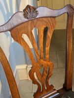 Chippendale Period Mahogany Single - Desk Chair  Circa 1765