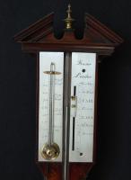 William Fraser - London. Elegant 18th Century mahogany Stick Barometer circa 1780