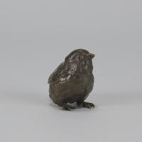 Early 20th Century Cold-Painted Vienna Bronze entitled "Young Bird" 