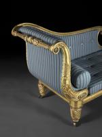 Regency Period Carved Giltwood Daybed