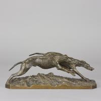 French 19th Century Animalier Bronze entitled "Lévriers de Course" By Christophe Fratin