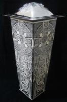 Celtic Cross a Lidded Vase by Heidi Warr and the Guild of Handicrafts