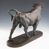 A bronze study: 'Taureau Debout' by Isidore Bonheur Jeroen Markies Art Deco
