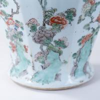 Rare Late 17th Century Chinese Kangxi Famille Verte Porcelain Vase
