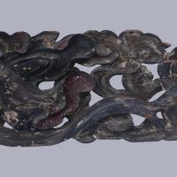 18th Century Chinese carved softwood panel