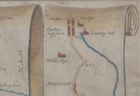 John Ogilby Road Map, London, Barwick, York, Chester, Darlington, Durham Framed
