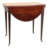 18th Century Mahogany Oval Pembroke Table