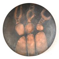 1970s anatomical copper bowls