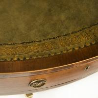 George III revolving mahogany drum table