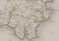 Map of Devonshire, Richard Creighton, circa 1836