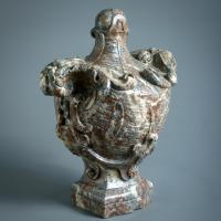 Louis XIV Rouge De Flandres Marble Baroque ‘Vase’