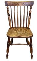 Set Of 6 19th Century Kitchen Windsor Chairs