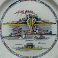 Pair of Redcliff Bristol Delftware Plates