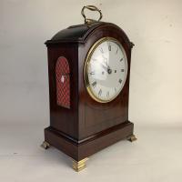 Georgian mahogany bracket clock
