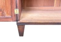 Small Regency Mahogany Bookcase On Cupboard