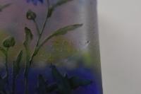 Daum Cornflowers or Bleuets vase
