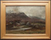 Owen Bowen "A View in the Lake District" oil painting