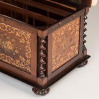 Rosewood and Marquetry Inlaid Stool