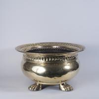 Large 19th Century Brass Jardiniere or Wine Cooler