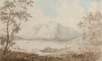 John Laporte (1761-1839), A view of Derwentwater from the east side
