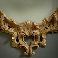 George III Carved Gilt-Wood Oval Mirror
