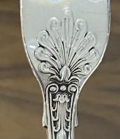 Queens pattern silver cutlery flatware 1908 Goldsmiths and Silversmiths Co London 