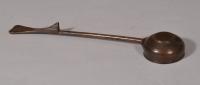 S/5522 Antique Treen 19th Century Sycamore Toddy Ladle