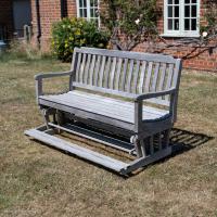 English Country House Rocking Bench