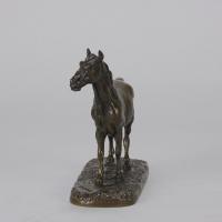 19th Century Animalier Bronze entitled "Cheval Arabe - Ibrahim No.3" by P J Mene
