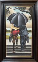 Contemporary Oil on Canvas Painting entitled "April Showers" by Graham McKean