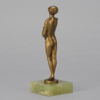 Early 20th Century Art Deco Cold Bronze entitled "The Bouquet" by Joseph Lorenzl