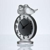 20th Century Frosted Glass "Antoinette Clock" by Lalique