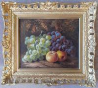 Late 19th Century Oil on Canvas Painting entitled "Still Life" by Oliver Clare