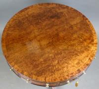 later Regency period mahogany Drum Table