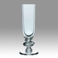 20th Century Clear and Frosted "Cerf Vase" by Marc Lalique