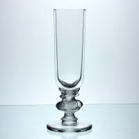 20th Century Clear and Frosted "Cerf Vase" by Marc Lalique