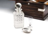 Close up of the decanter set