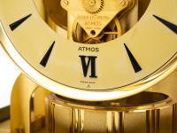 Close up of the Atmos brand
