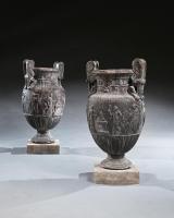 Ornamental Lead Vases