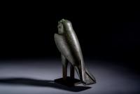 Egyptian bronze Horus falcon