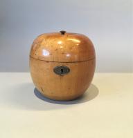 Fine Quality Early 19th Century Apple Tea Caddy, Circa 1810
