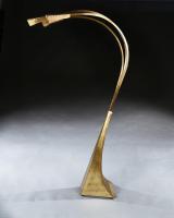 Mid 20th Century Italian Brass Three Arm Floor Lamp 1960