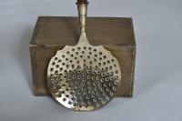 19th century brass spoon