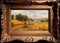 Harvest Time by Alfred Augustus Glendening Snr. (British fl.1861-1903)