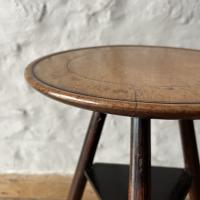 Small primitive Welsh sycamore and ash cricket table