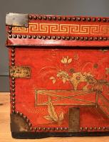 Chinese Export lacquer trunk