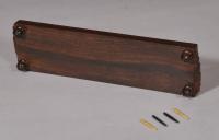 S/5499 Antique Treen Victorian Rosewood Cribbage Board