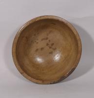 S/5579 Antique Treen 19th Century Sycamore Bowl